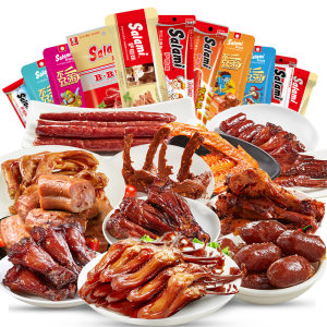 中德合资 萨啦咪 烤制肉类组合零食 10包/件