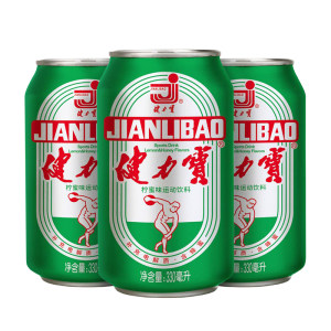 健力宝 经典纪念罐 柠檬蜂蜜味运动功能饮料 330ml*24罐 拍2件73.04元包邮