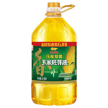 PLUS会员：金龙鱼 甜香玉米胚芽油 6.18L