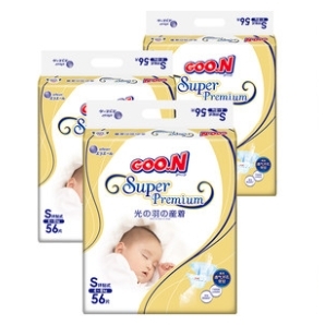 GOO.N 大王 大王光羽系列 纸尿裤S56片*3包