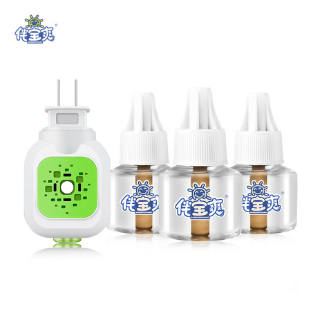 伴宝爽 电热蚊香液 3液1器