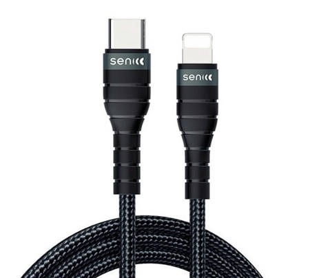 SENICC 声丽 C2L 苹果 PD编织数据线 20W 1.2米