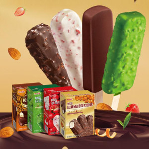 日本 meiji明治 雪糕冰淇淋 4盒4口味 共24支