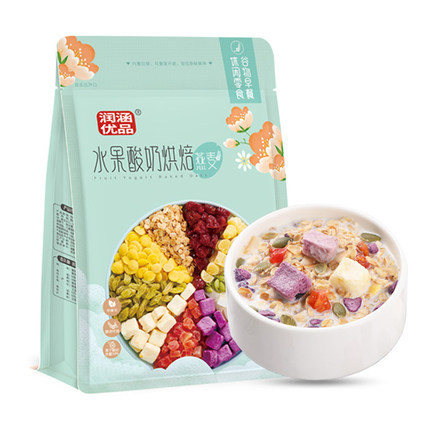 润涵优品 水果乳酪麦片 400g