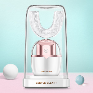 深爱 充电式全自动U型电动牙刷 清洁美白牙齿