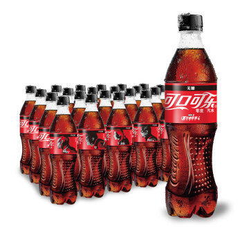 有券的上：Coca-Cola 可口可乐 零度 汽水 碳酸饮料 500ml*24瓶