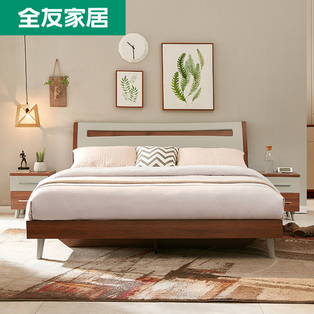 QuanU 全友 123502 组装式架子床 1.5m