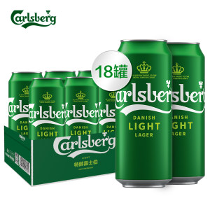 嘉士伯 Carlsberg 特醇啤酒500ml*18罐 89元吃货价