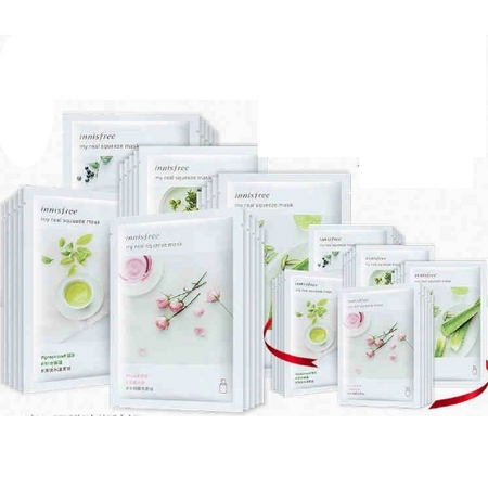innisfree 悦诗风吟 鲜萃补水面膜 20片（赠面膜20片）
