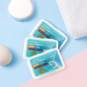 屈臣氏 圆线护理牙线棒 50支*12盒