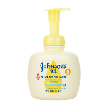 Johnson & Johnson 强生 婴儿柔泡洗发沐浴乳 400ml +凑单品