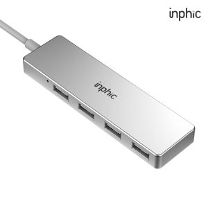 英菲克 铝合金USB分线器高速集线器 一拖四