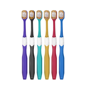 萌盈 日系65孔宽幅软毛牙刷 6支