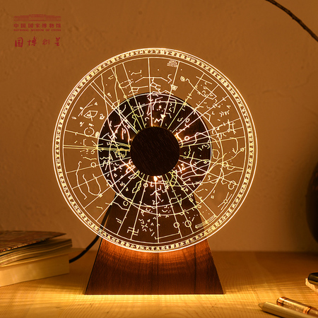 NATIONAL MUSEUM OF CHINA 中国国家博物馆 斗转星移小夜灯 16*19.2*4.5CM