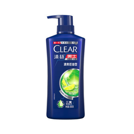 88VIP：CLEAR 清扬 男士清爽控油型去屑洗发露 500ml