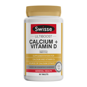 澳洲进口 Swisse 柠檬酸钙维生素D 90片