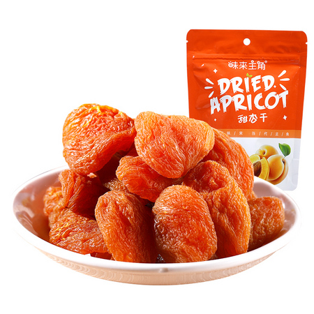 味来主角 无核杏干肉脯蜜饯袋装 70g