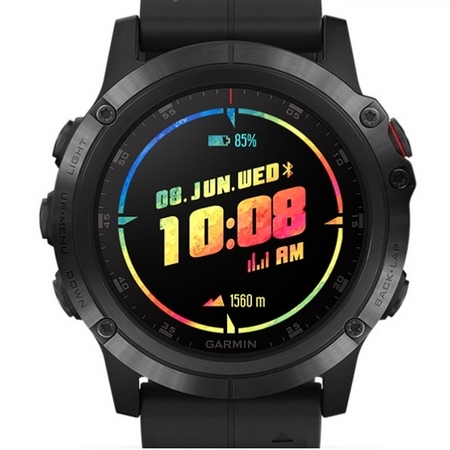 GARMIN 佳明 fenix5X Plus 运动智能手表 黑色ADLC