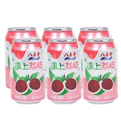 八王寺 老汽水 荔枝味 330ml*6罐