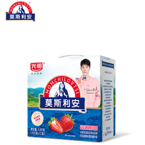 光明 莫斯利安 草莓酸酪风味酸奶 200g*12盒 44.9元包邮