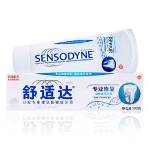 PLUS会员： SENSODYNE 舒适达 抗敏感专业修复牙膏 Novamin 100g