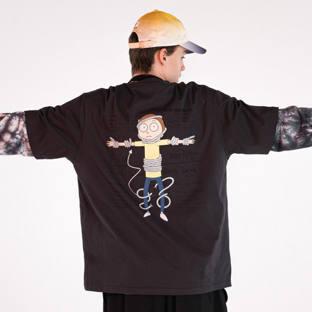 PEACEBIRD 太平鸟 Rick&Morty B2DAB2160 男士t恤