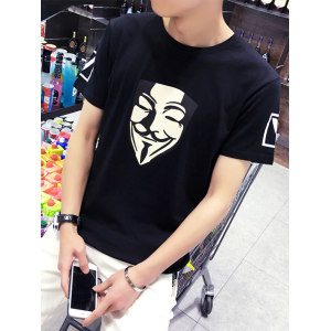 凯恒千色 夏季男士纯棉短袖T恤