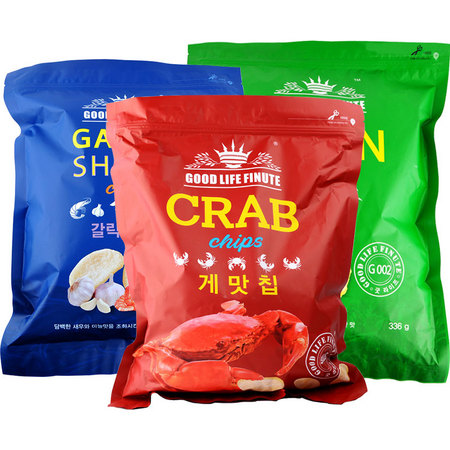 GOOG LIFE FINUTE 趣莱福 虾片蒜味鲜虾片薯片 240g