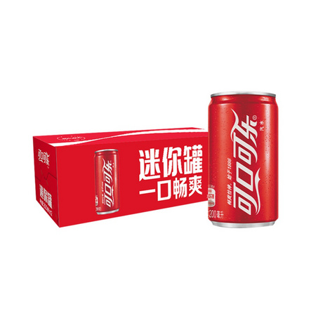 Coca-Cola 可口可乐 迷你罐 mini 200ML*12罐