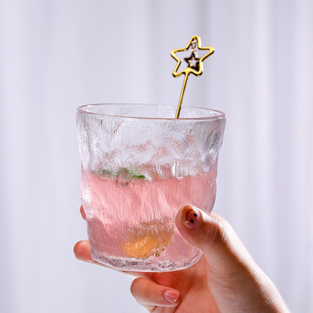 茶迷 冰川纹玻璃杯 300ml