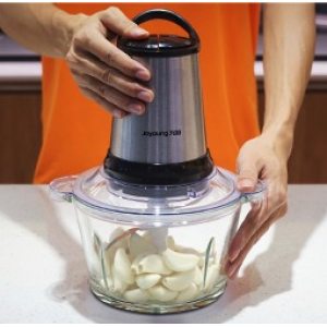 九阳 全自动绞肉机 2L大容量 300W电机 快慢双打