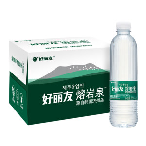 韩国进口 好丽友旗下 济州岛 熔岩泉饮用水 530ml*20瓶 49元包邮