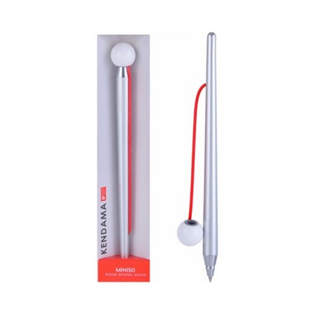 MINISO 名创优品 剑玉系列 中性笔 0.5mm 黑色 浅银杆