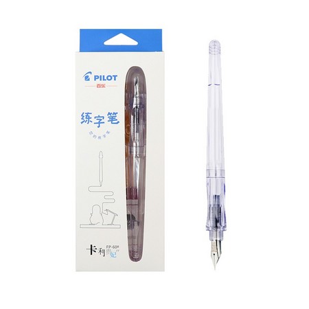 PILOT 百乐 FP-60R 贵妃钢笔 F尖 含墨胆6支