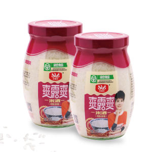 爽露爽 酒酿 醪糟米酒 甜酒 900g*2瓶 固形物≥48%