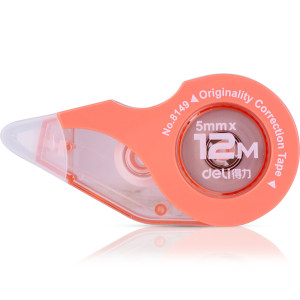 凑单品：deli 得力 8149 学生修正带 12m 单个装 颜色随机