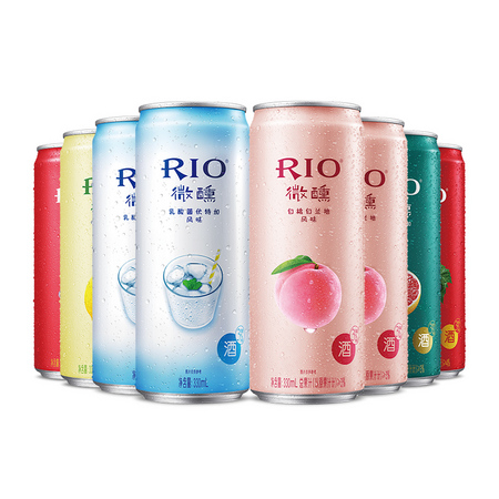 RIO 锐澳 预调鸡尾酒 3度 微醺 330ml*8罐