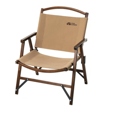 MOBI GARDEN 牧高笛 NX20665005 精致露营系列 实木折叠椅