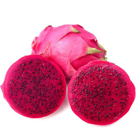 芬果时光 新鲜红心火龙果 约3-6个 5斤装