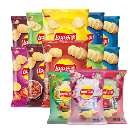Lay's 乐事 原切薯片 12g*8包