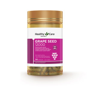 澳洲进口 Healthy Care 葡萄籽提取物胶囊 180粒 美白淡斑抗衰老