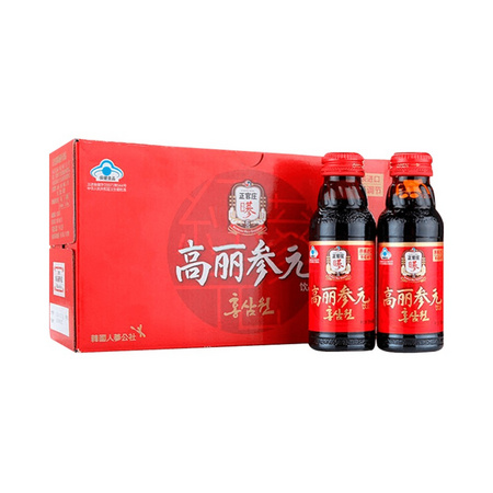 正官庄 高丽参进口参元饮品 100ml*10瓶