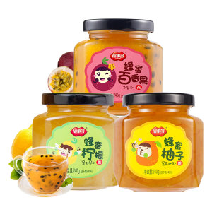 福事多 蜂蜜柚子/百香果/柠檬茶480g*2罐