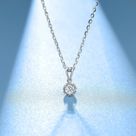 ZLF 周六福 KGDB041267 女士18k金吊坠 约10分