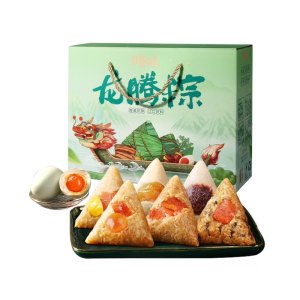 百草味 龙腾粽礼盒 8粽6味/1090g