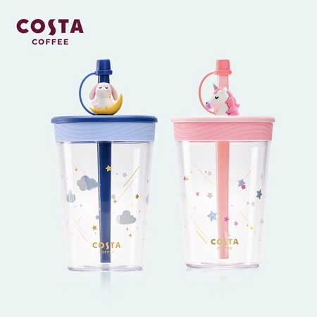 COSTA 咖世家 独角兽吸管杯 450ml