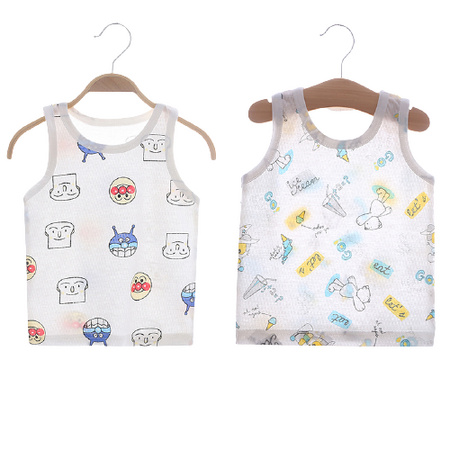 巧楚小乖 宝宝纯棉无痕背心 2件装