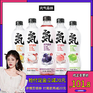 元气森林 0糖0脂0卡 苏打气泡水 480ml*24瓶装