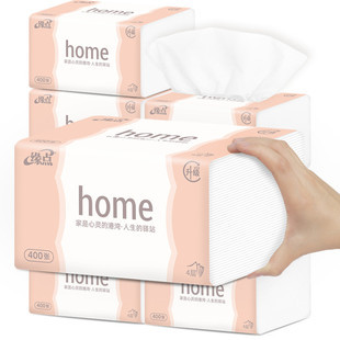 YUANDIAN 缘点 抽取式面巾纸 4层 400张*6包