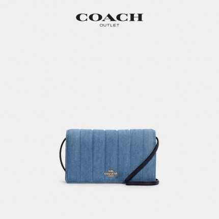 COACH 蔻驰 C3713_IMDEI 女款绗缝ANNA FOLDOVER斜挎包